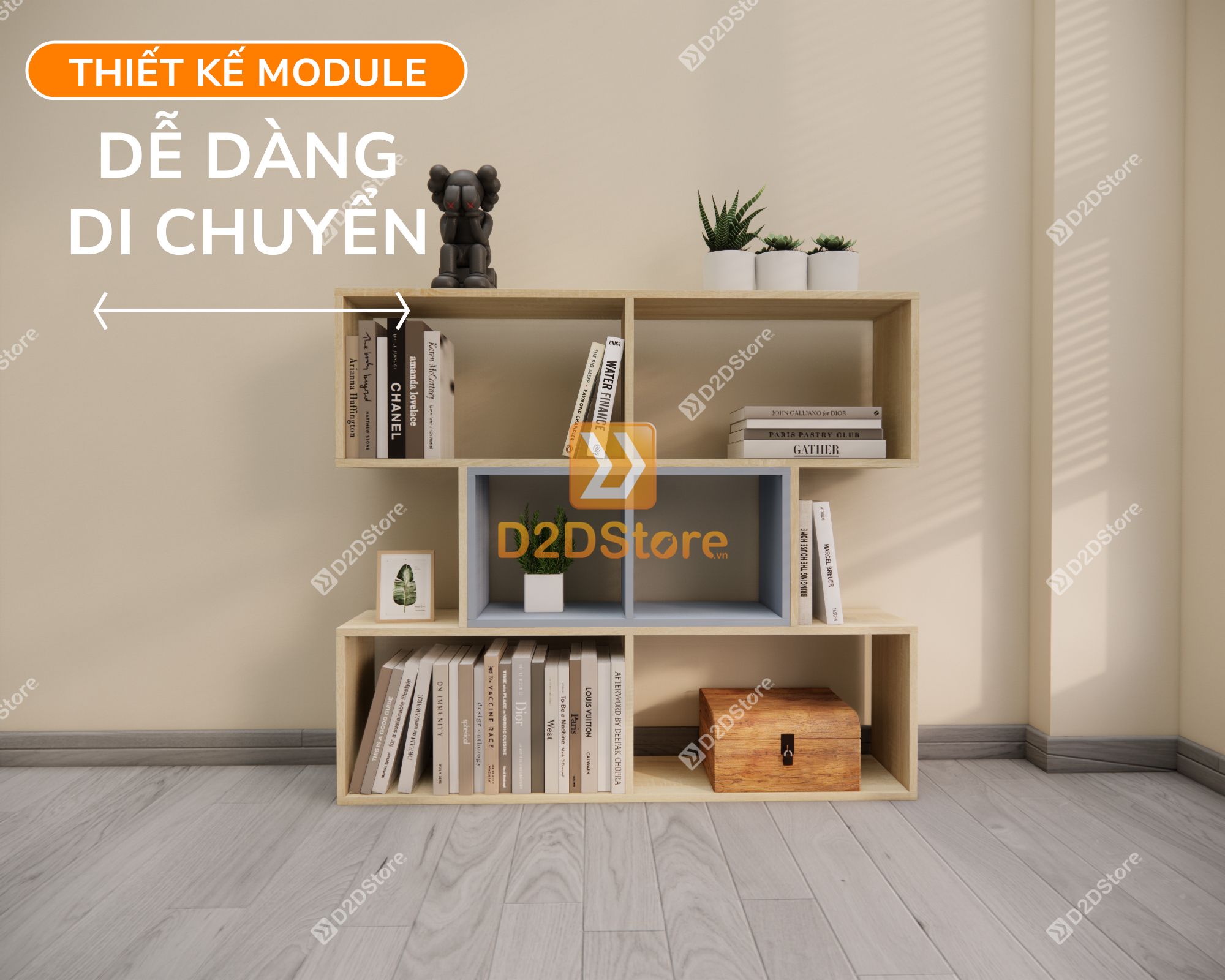  Kệ sách để sàn KS.DS07 