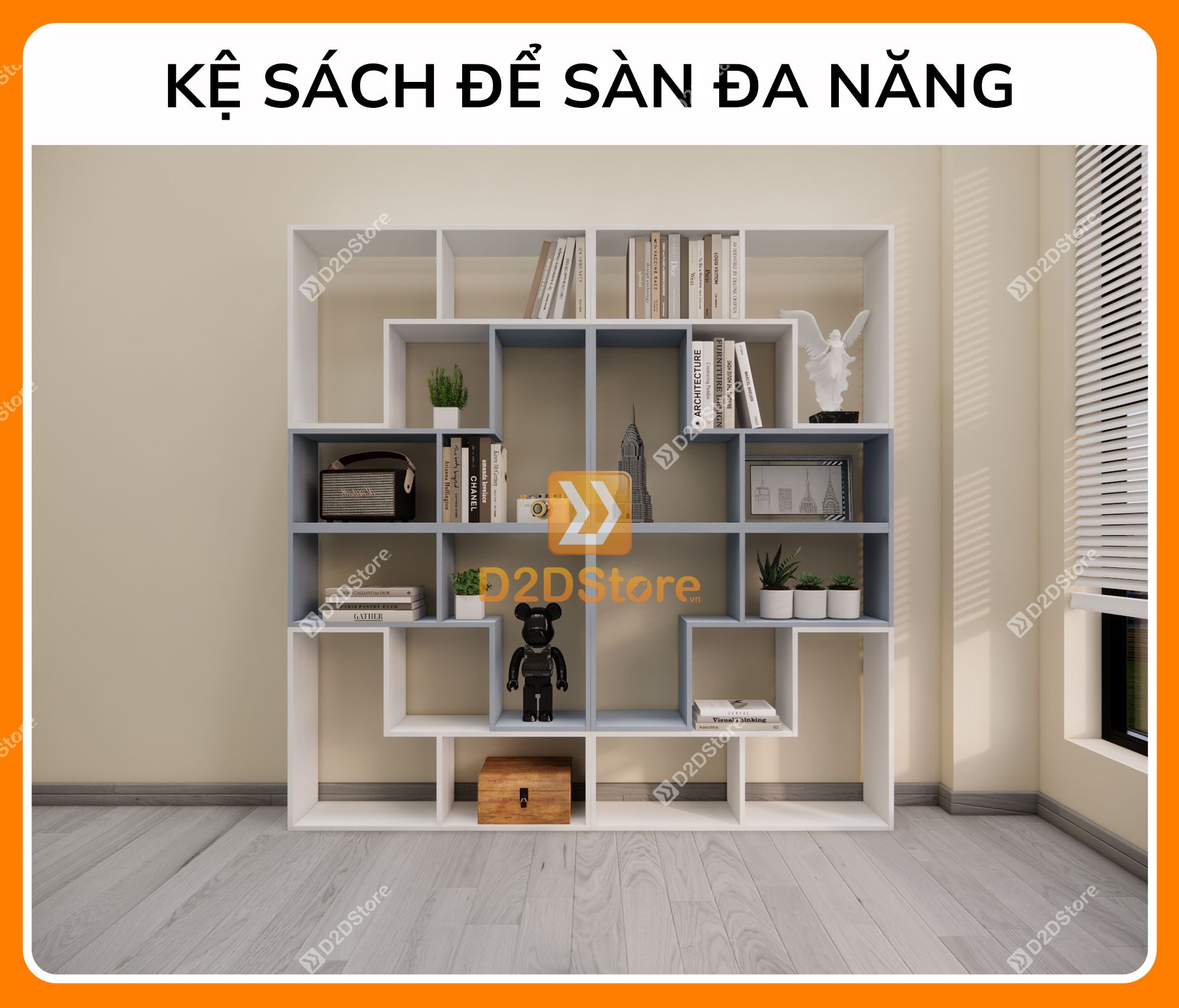  Kệ sách để sàn KS.DS09 