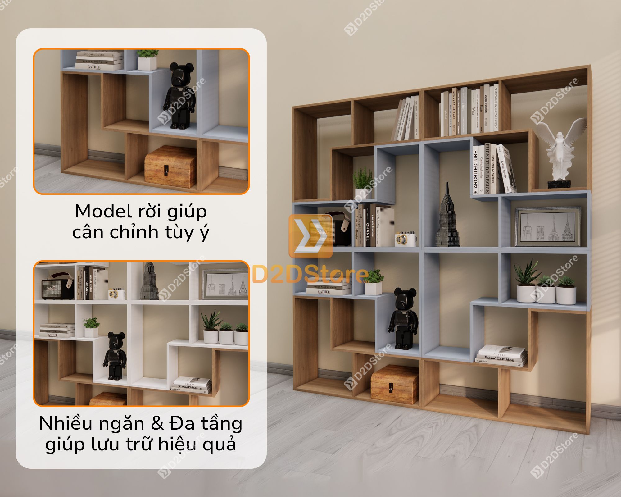  Kệ sách để sàn KS.DS09 