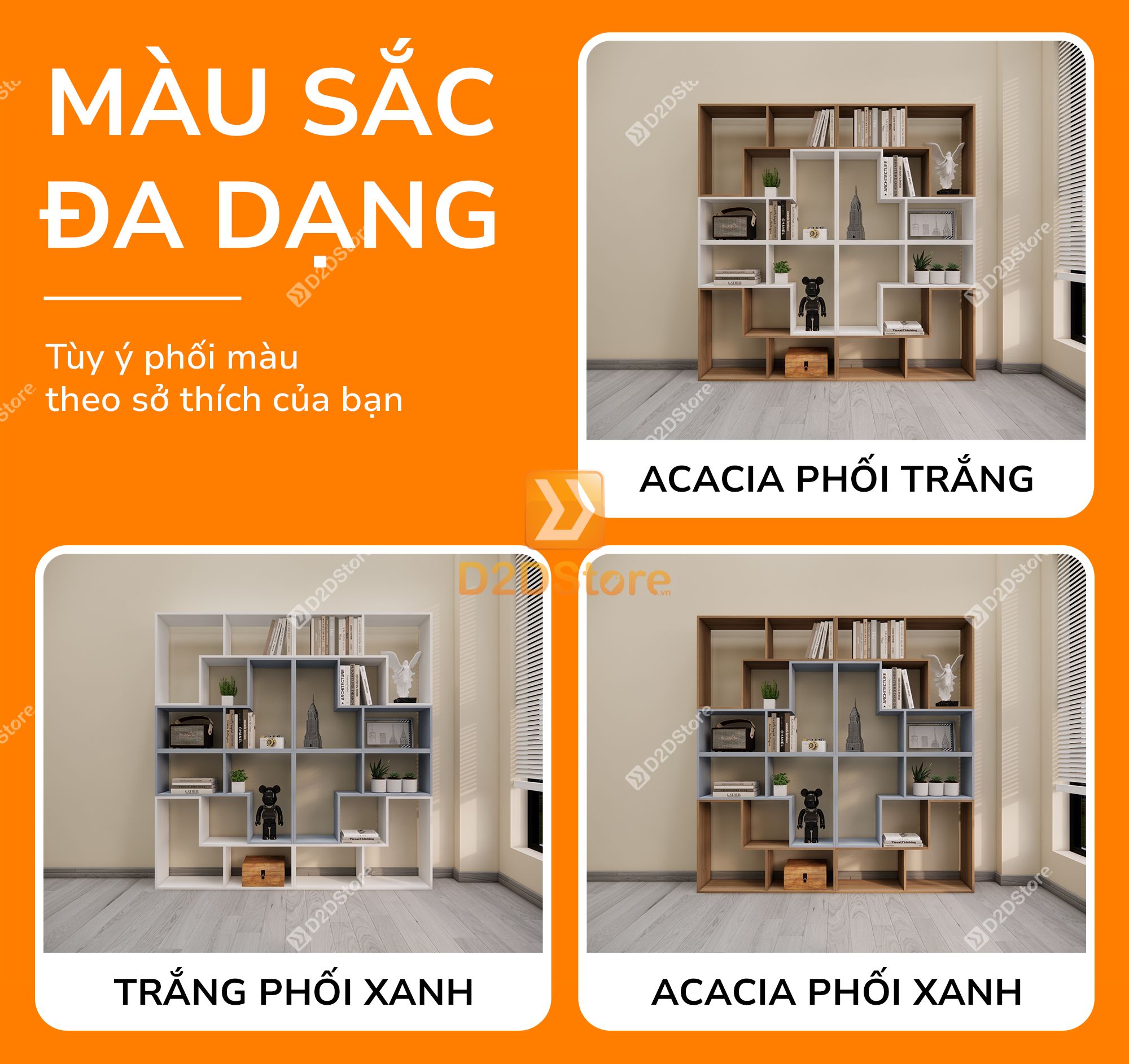  Kệ sách để sàn KS.DS09 