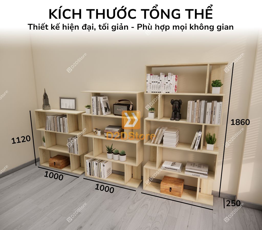 Kệ sách để sàn KS.DS10