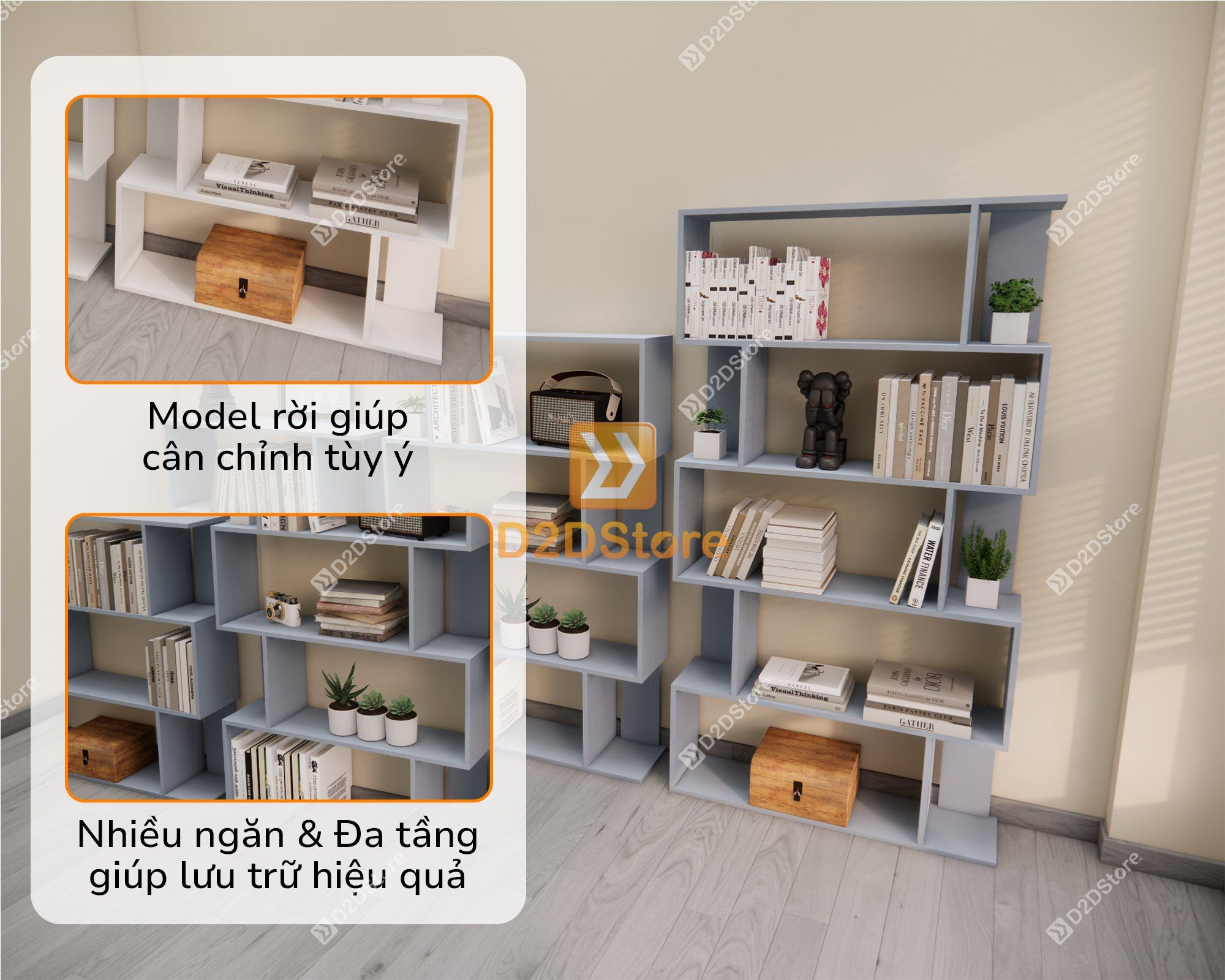  Kệ sách để sàn KS.DS10 