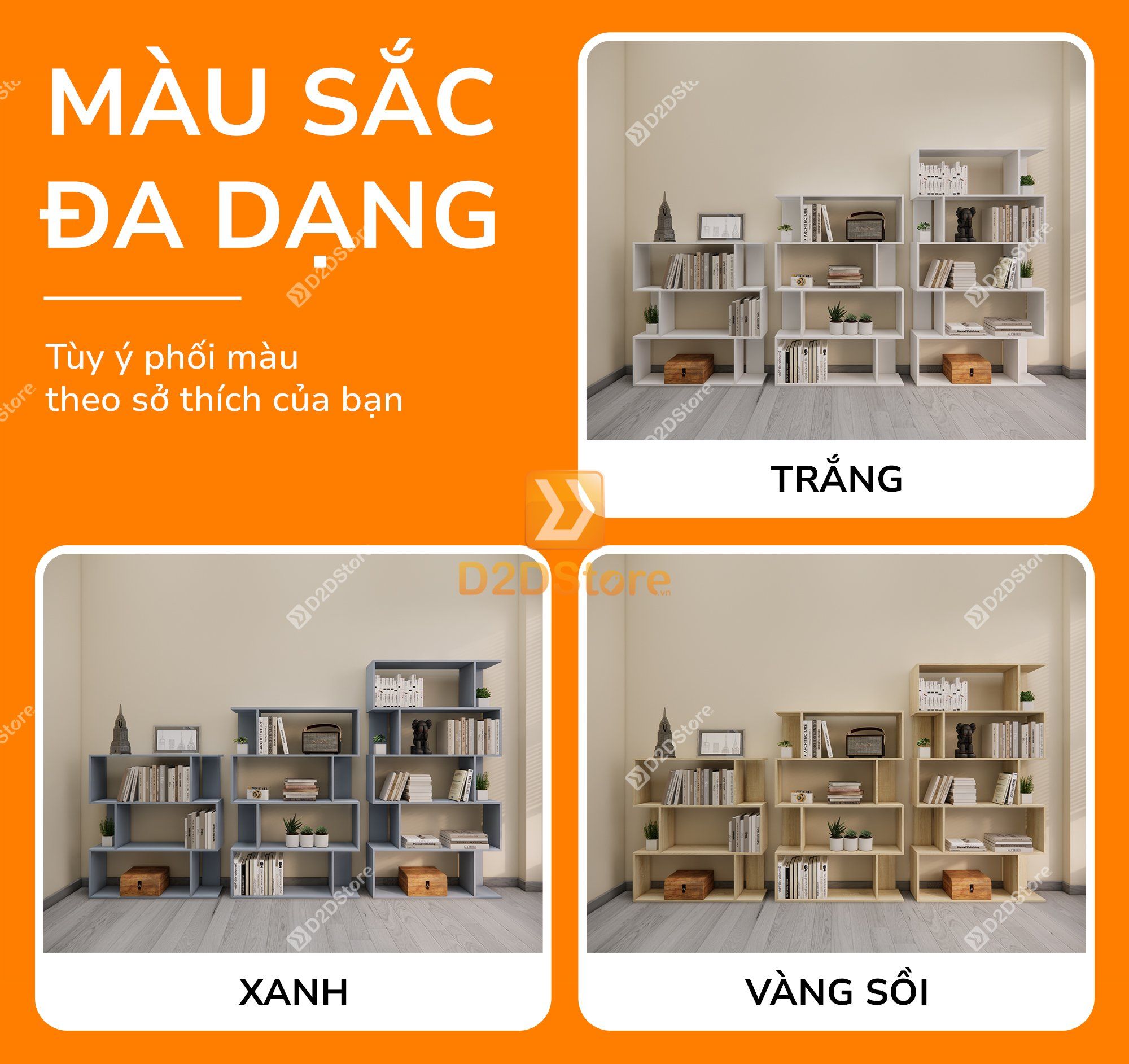  Kệ sách để sàn KS.DS10 