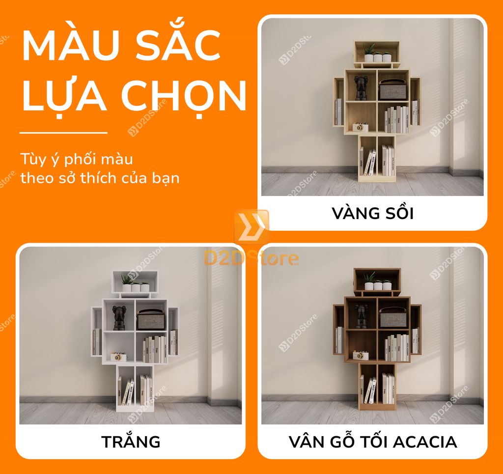 Kệ trang trí nghệ thuật KS.NT01