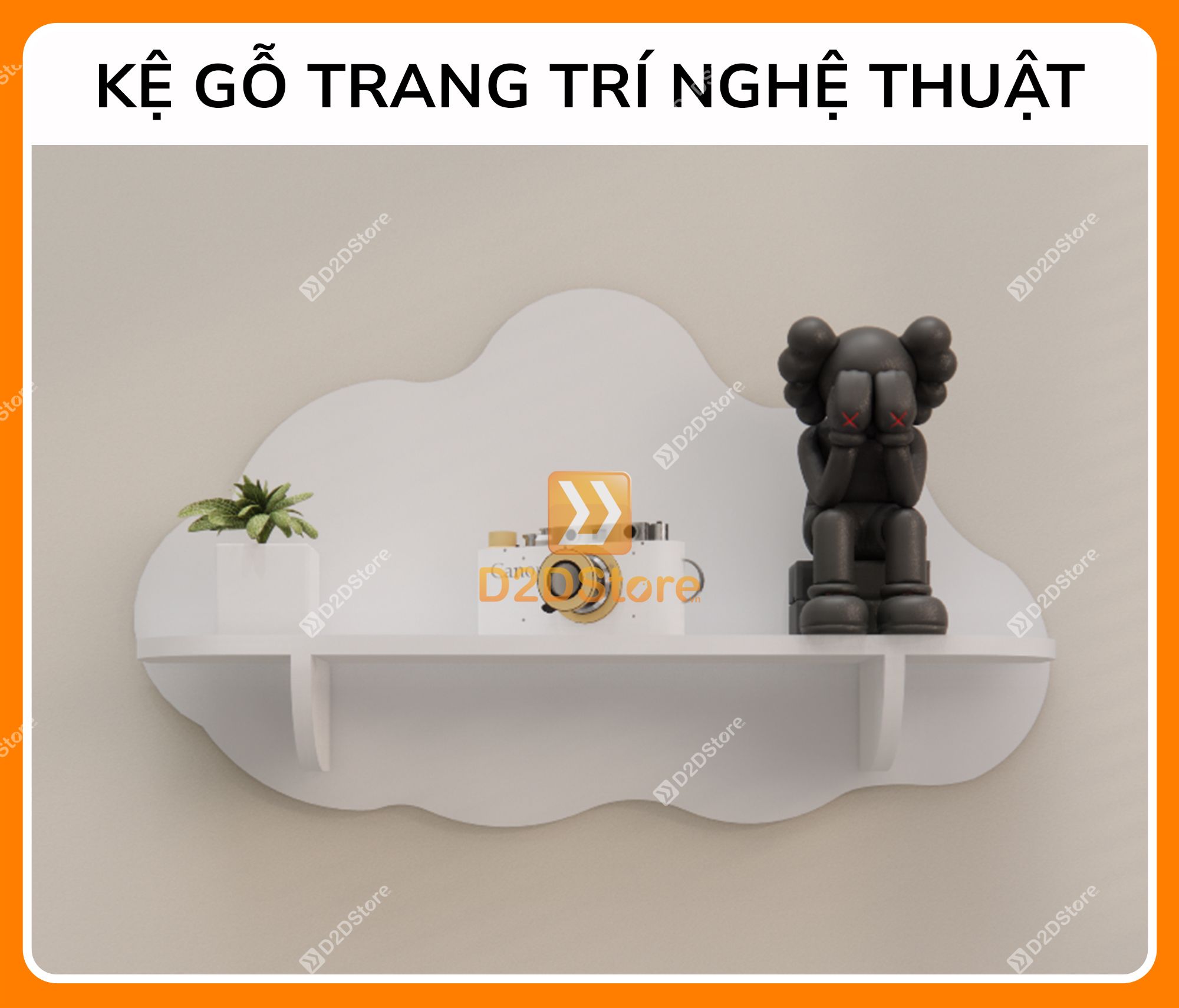  Kệ trang trí nghệ thuật KS.NT02 