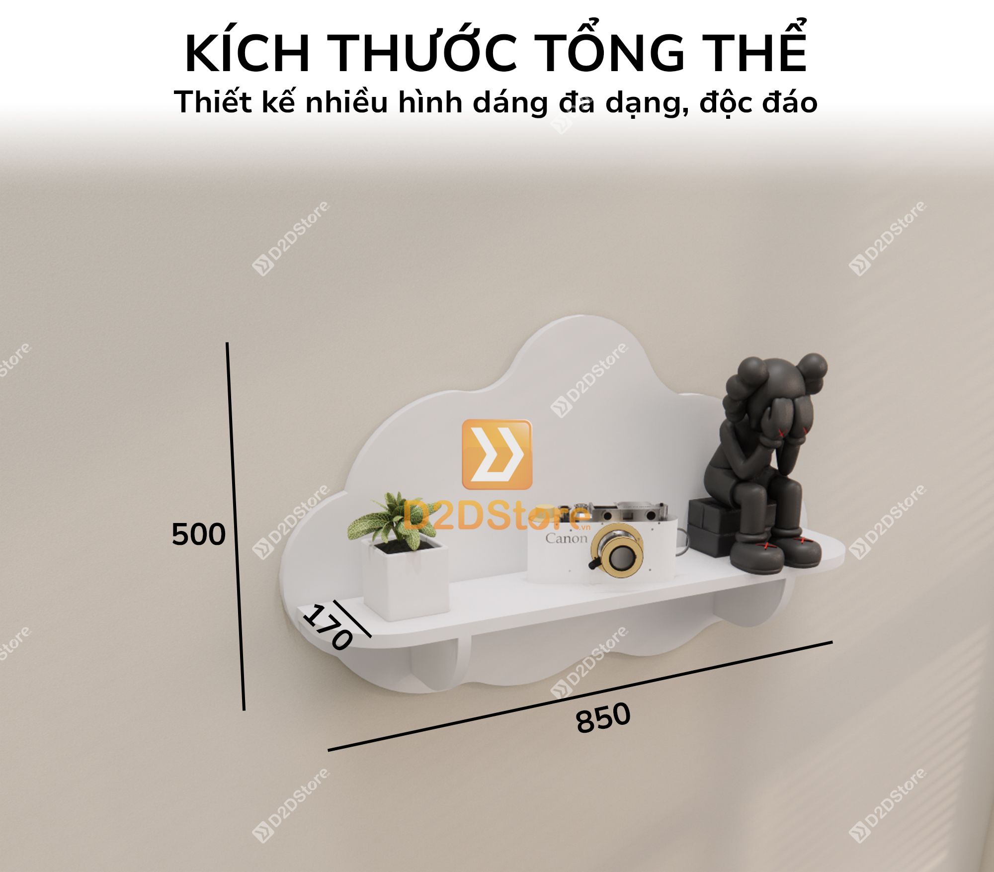  Kệ trang trí nghệ thuật KS.NT02 