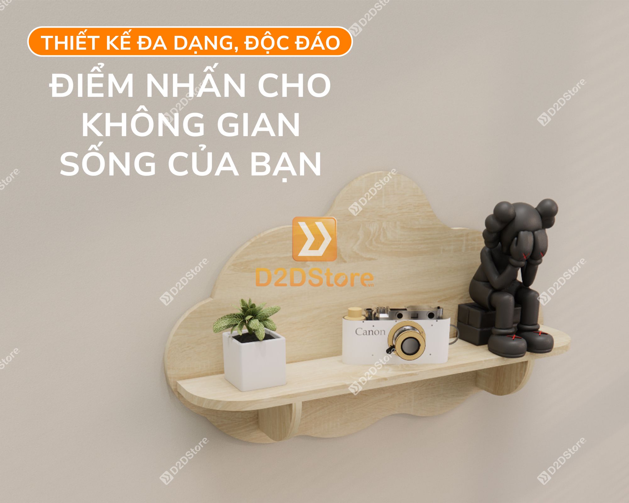  Kệ trang trí nghệ thuật KS.NT02 