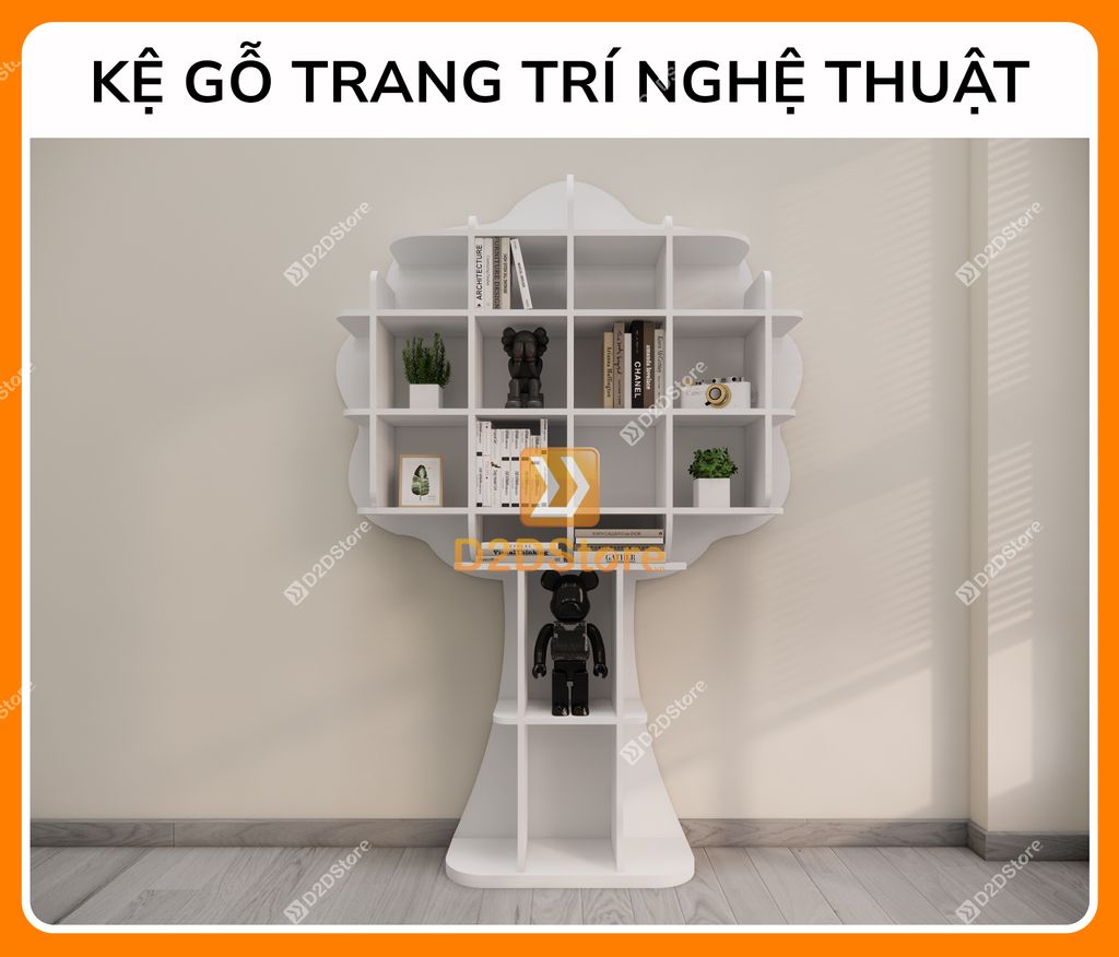 Kệ trang trí nghệ thuật KS.NT03