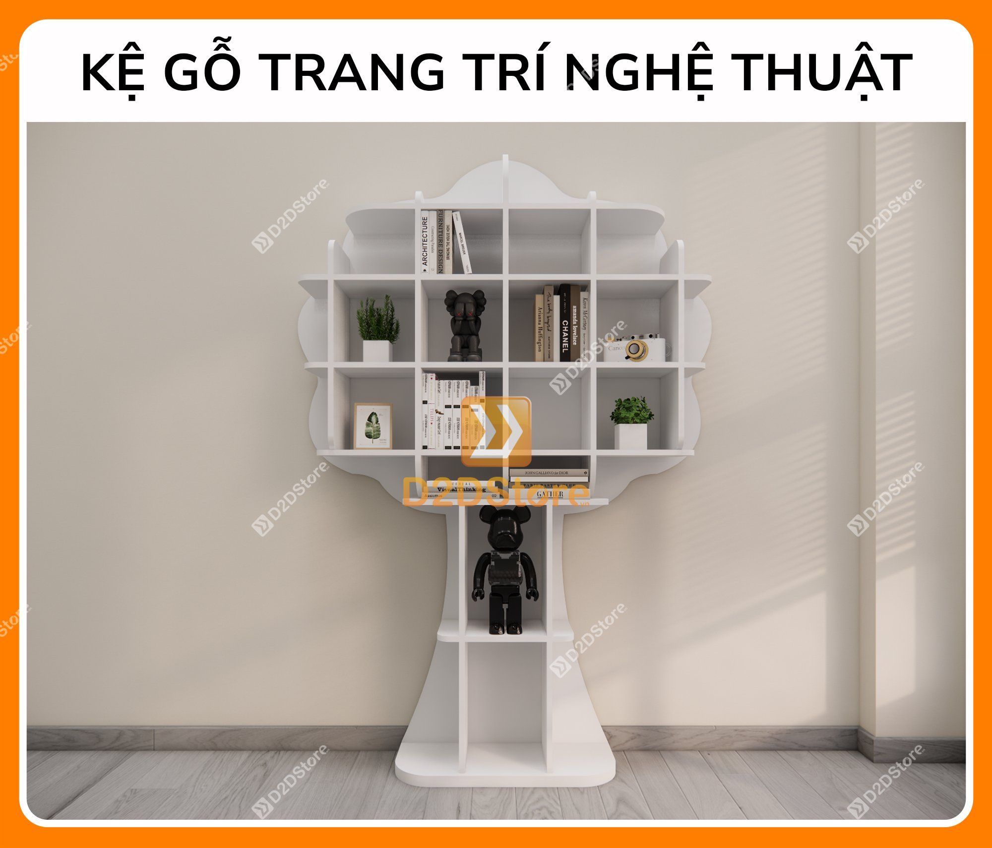  Kệ trang trí nghệ thuật KS.NT03 