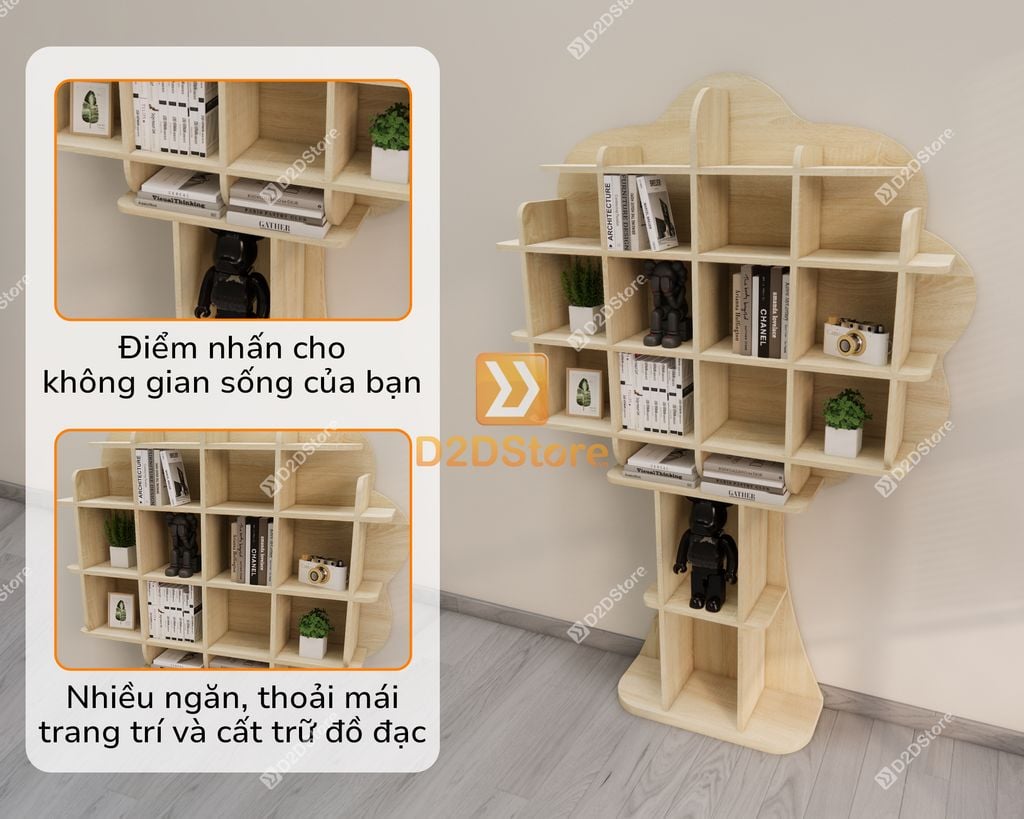 Kệ trang trí nghệ thuật KS.NT03