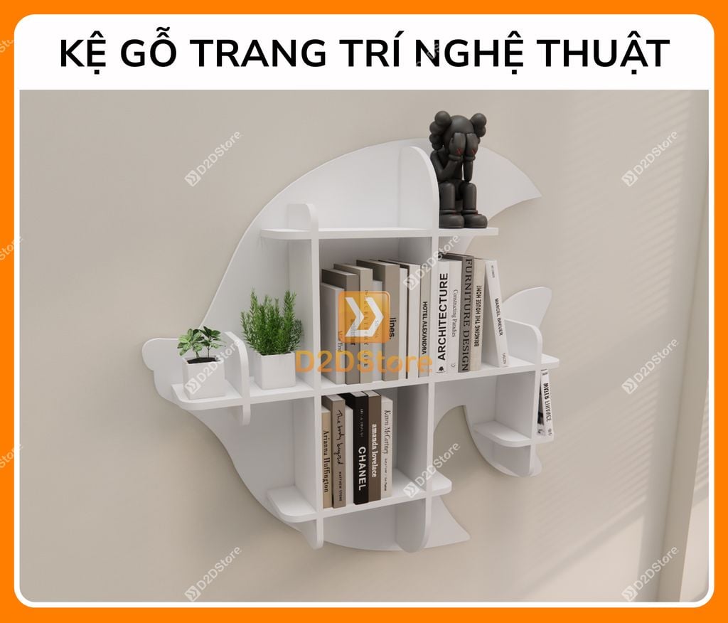 Kệ trang trí nghệ thuật KS.NT04