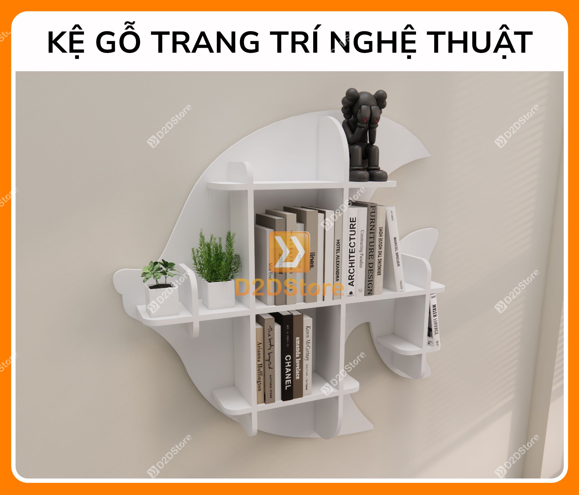  Kệ trang trí nghệ thuật KS.NT04 