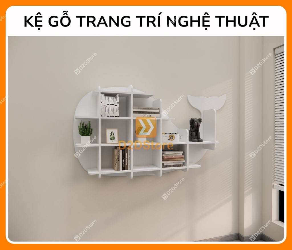 Kệ trang trí nghệ thuật KS.NT05