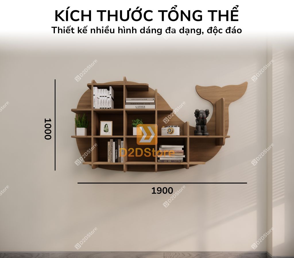Kệ trang trí nghệ thuật KS.NT05