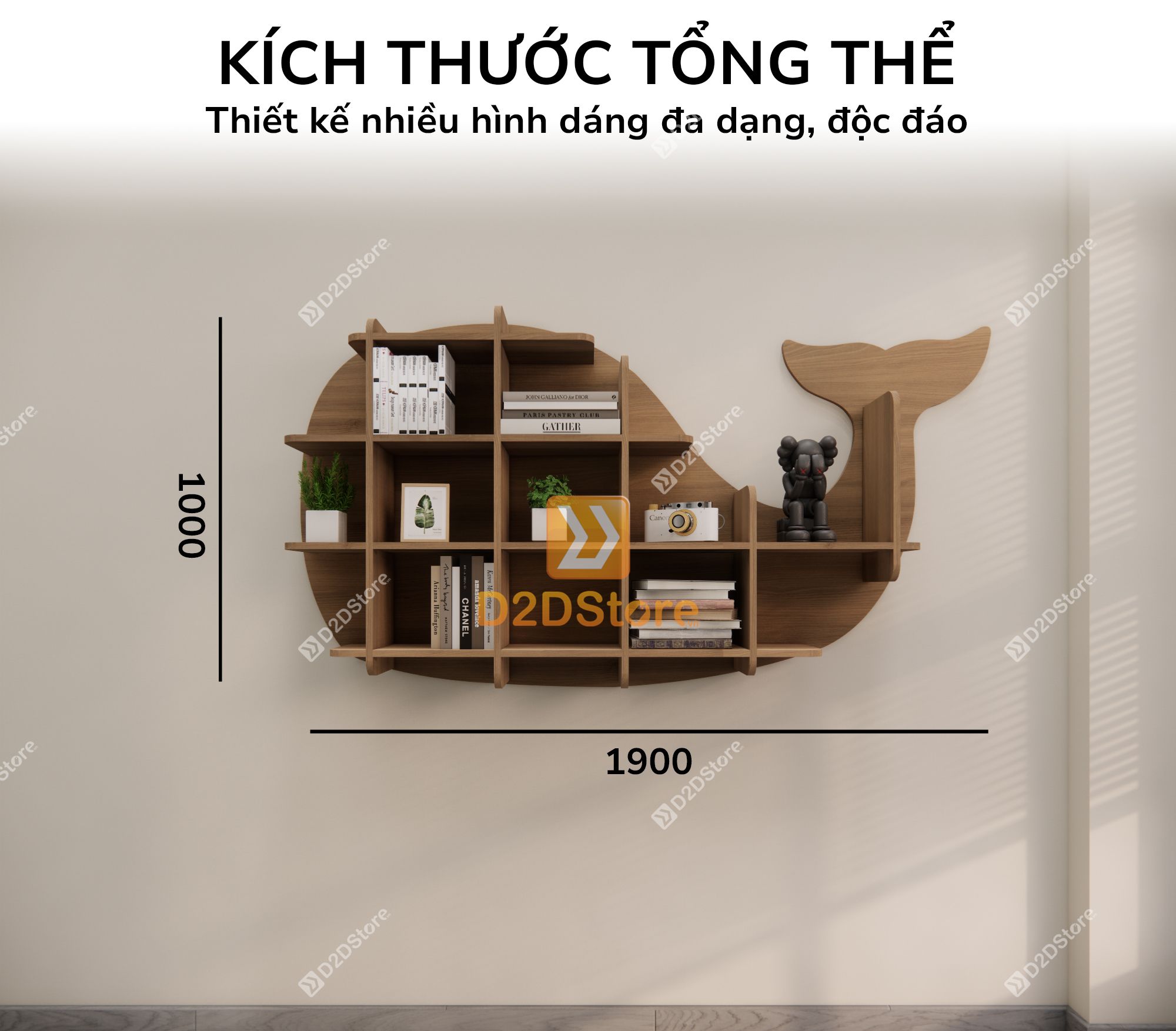  Kệ trang trí nghệ thuật KS.NT05 