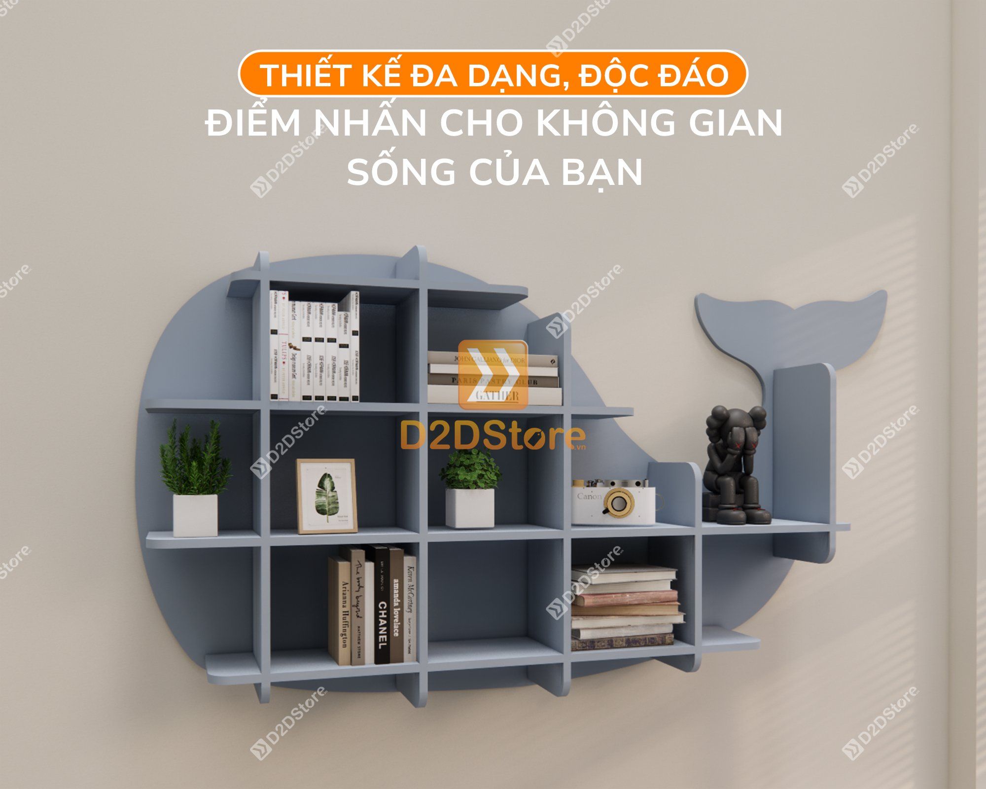  Kệ trang trí nghệ thuật KS.NT05 
