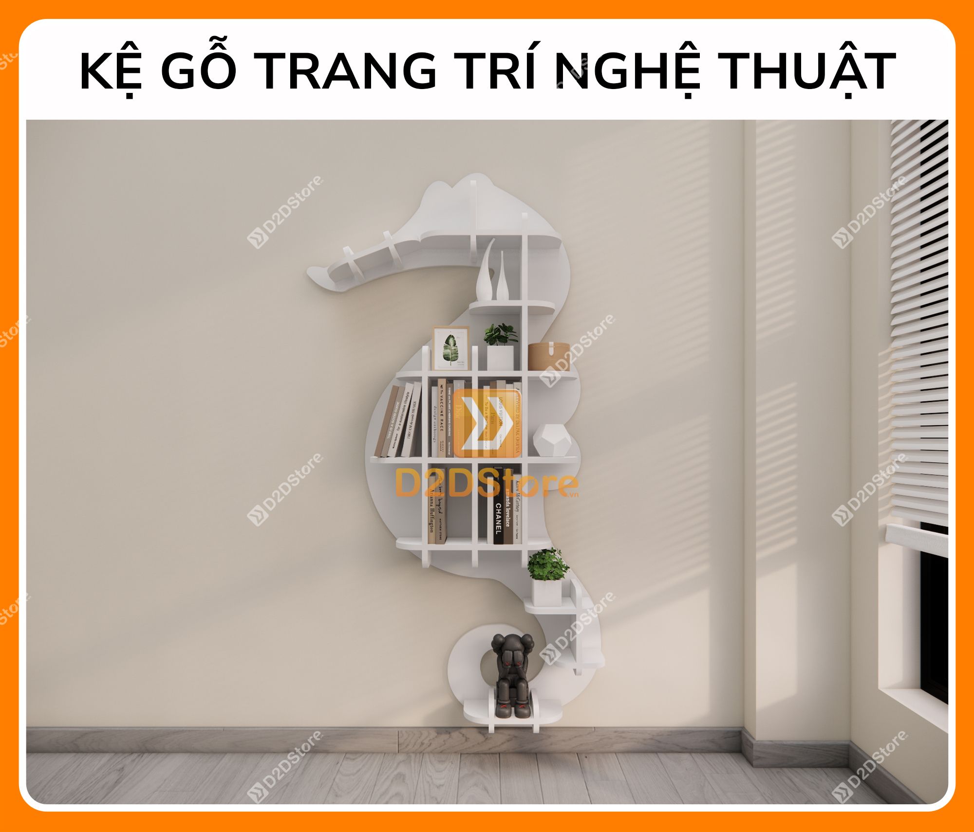  Kệ trang trí nghệ thuật KS.NT06 