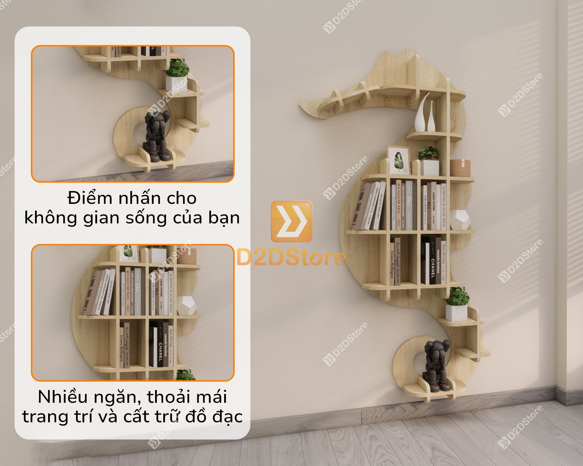  Kệ trang trí nghệ thuật KS.NT06 