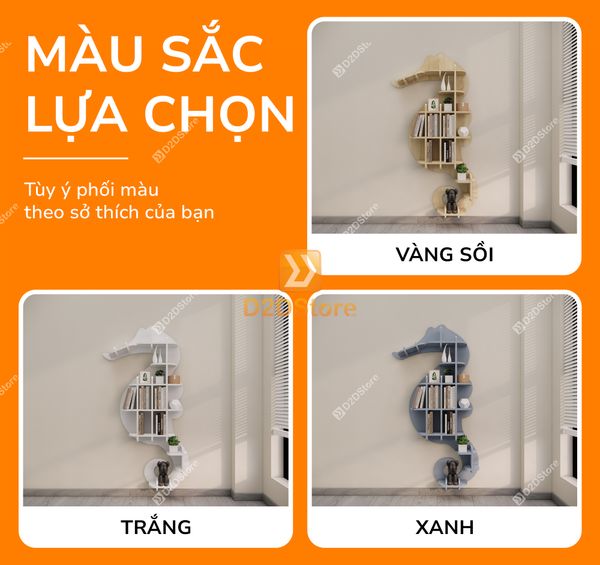 Kệ trang trí nghệ thuật KS.NT06