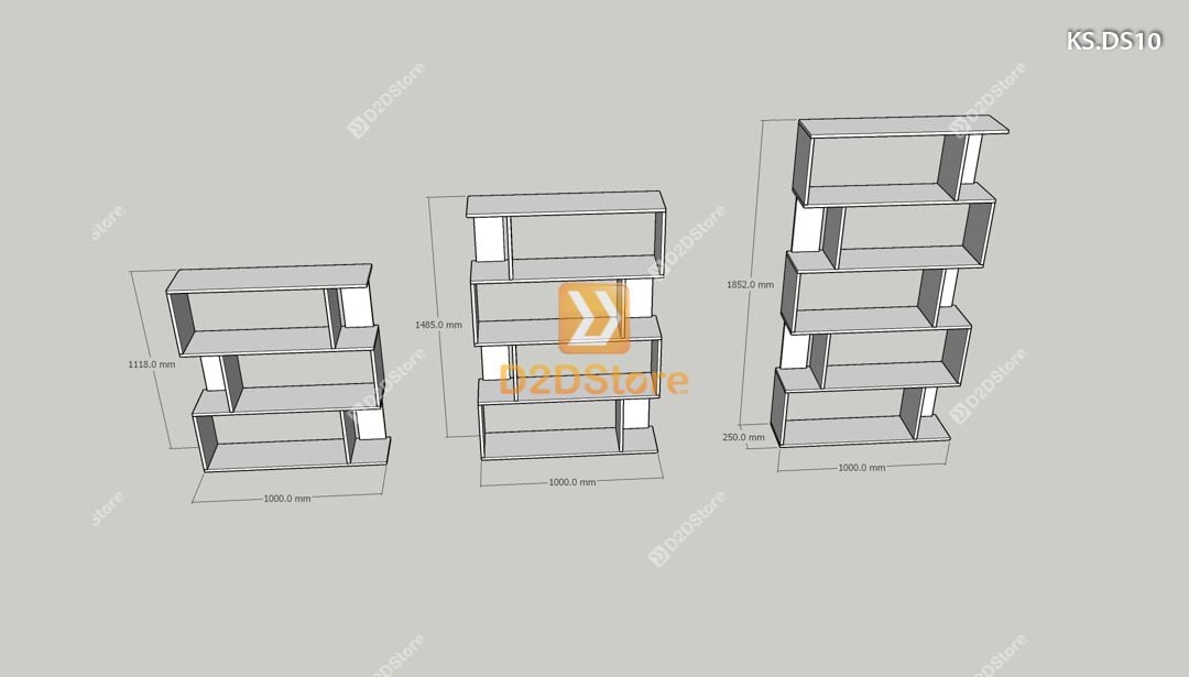  Kệ sách để sàn KS.DS10 