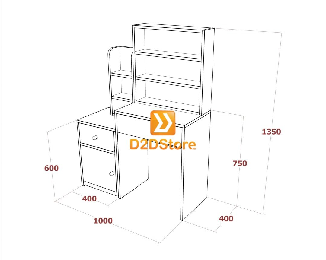  Bộ bàn trang điểm để sàn BBTD.DS15 