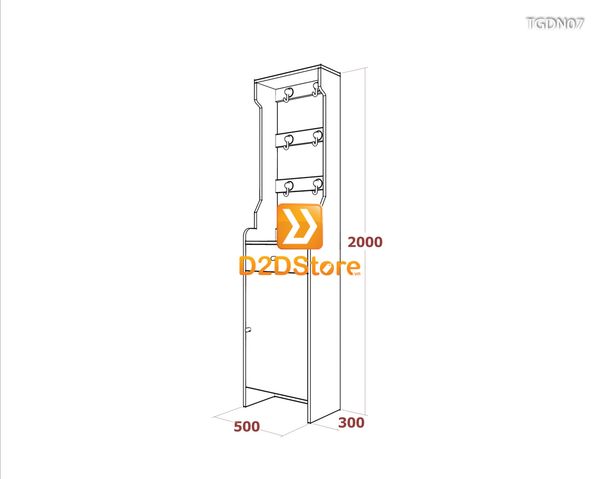 Tủ giày đa năng TGDN07