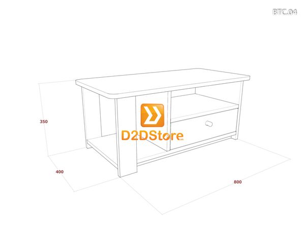 Bàn trà sofa cao BTC.04