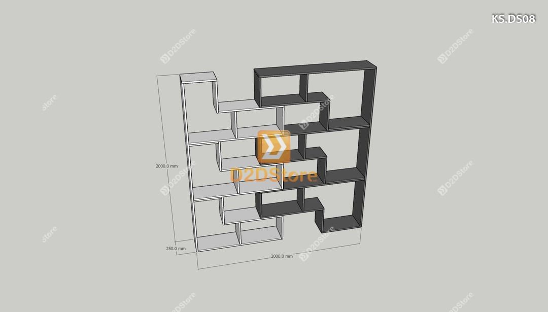  Kệ sách để sàn KS.DS08 