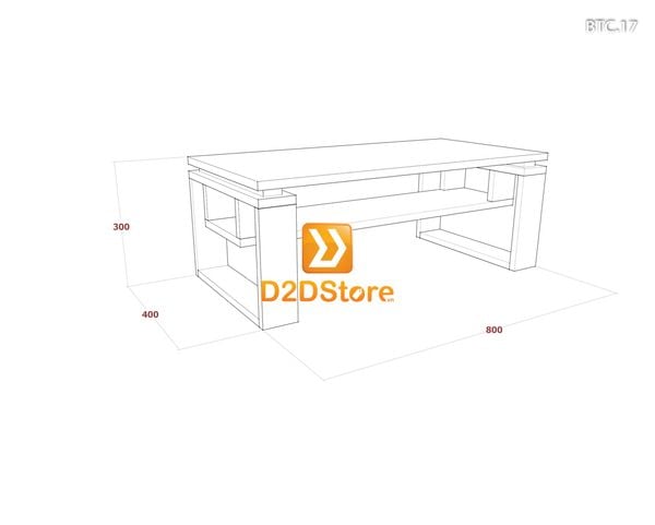 Bàn trà sofa cao BTC.17