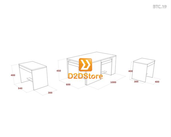 Bàn trà sofa cao BTC.19