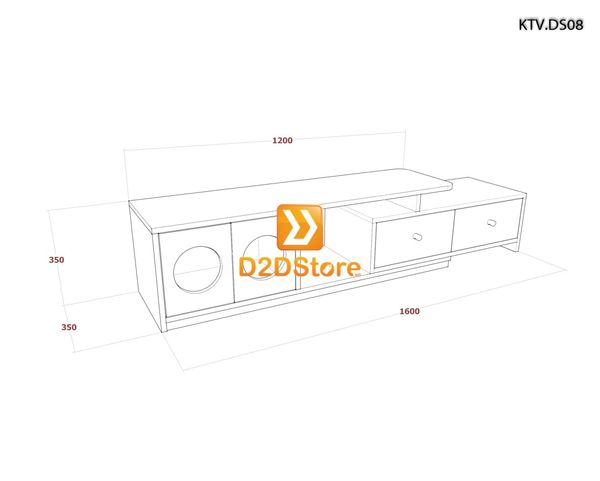 Kệ tivi để sàn KTV.DS08