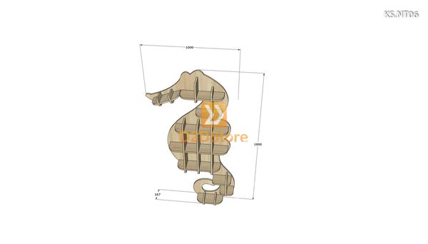 Kệ trang trí nghệ thuật KS.NT06