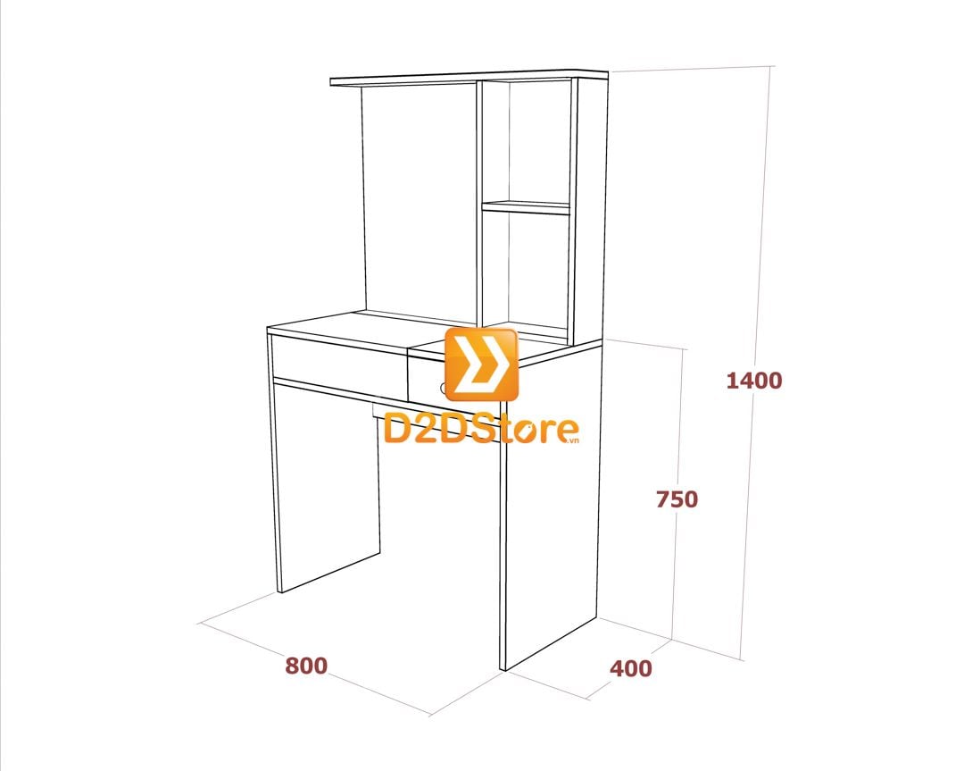  Bộ bàn trang điểm để sàn BBTD.DS09 