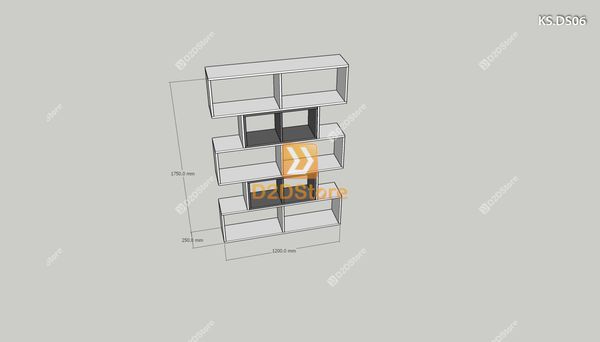 Kệ sách để sàn KS.DS06