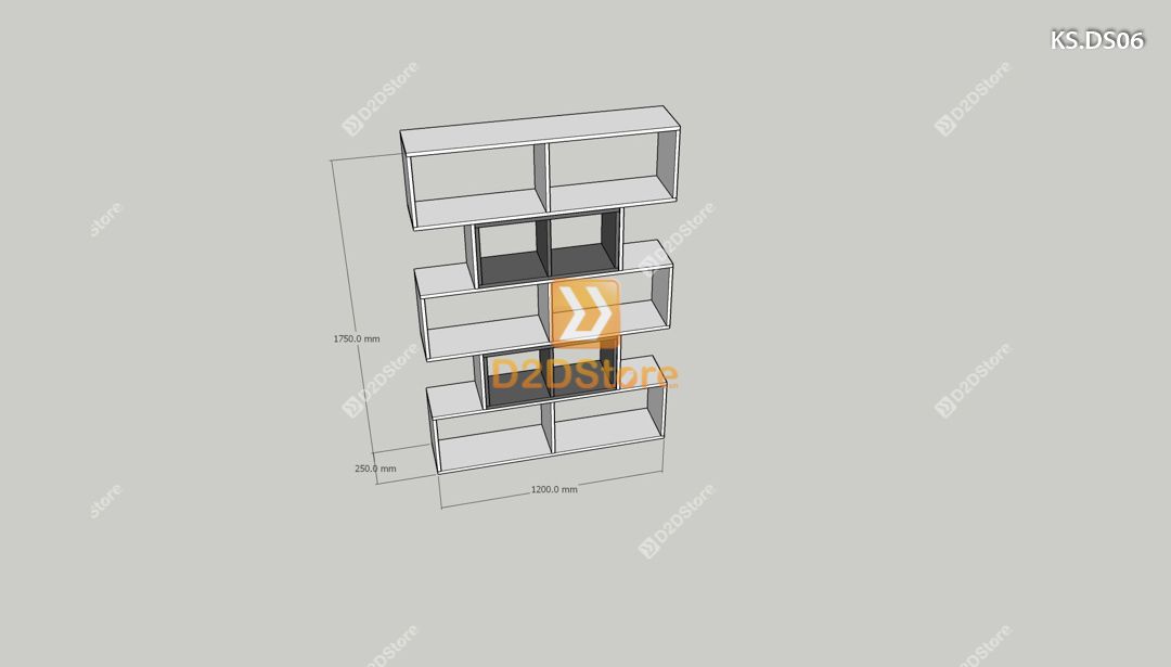  Kệ sách để sàn KS.DS06 