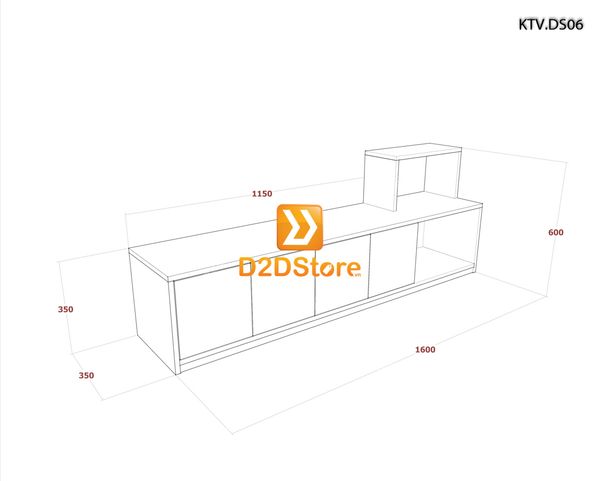 Kệ tivi để sàn KTV.DS06