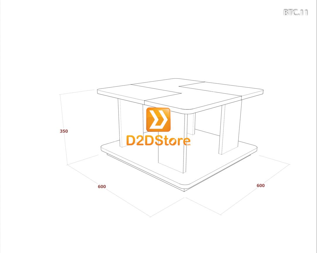  Bàn trà sofa cao BTC.11 