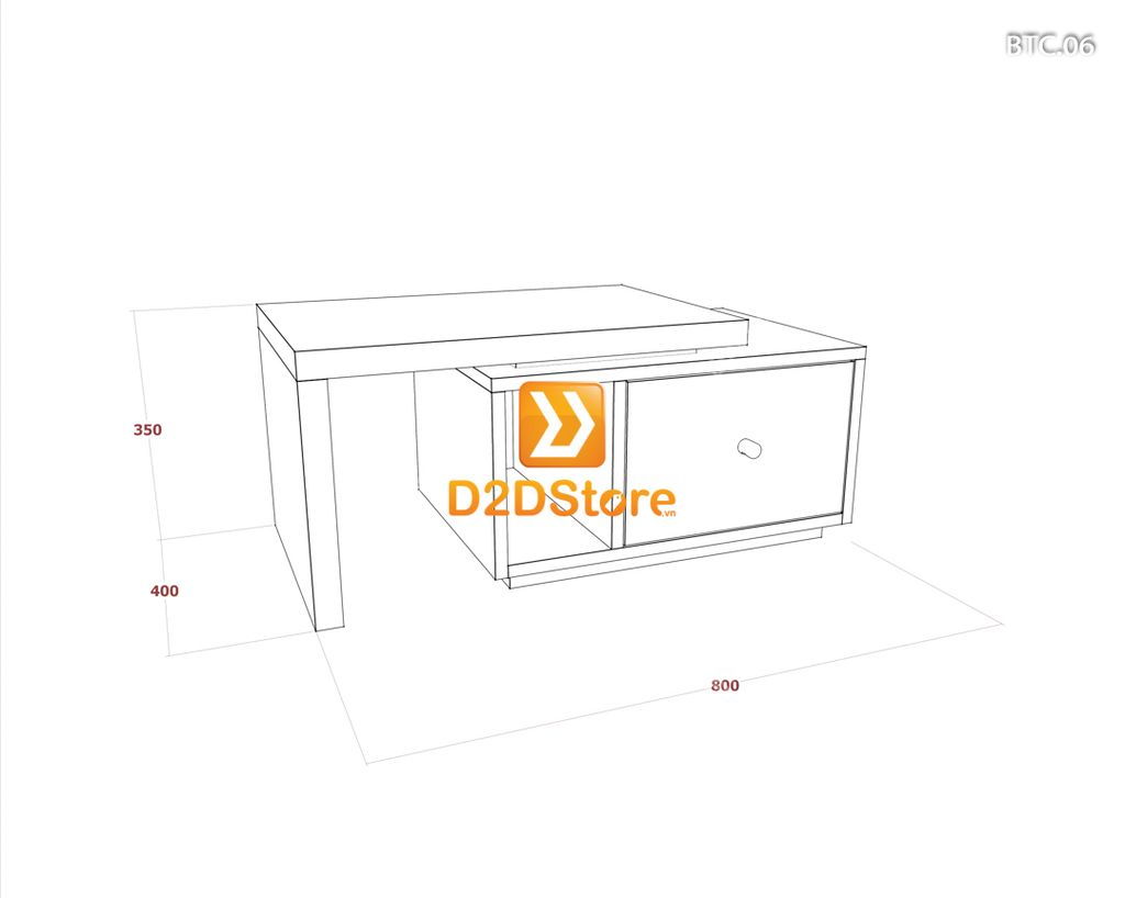 Bàn trà sofa cao BTC.06