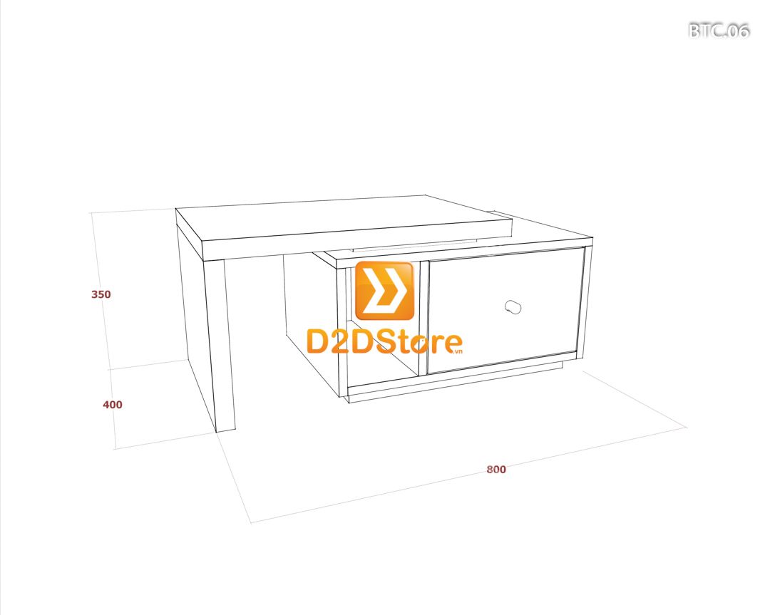  Bàn trà sofa cao BTC.06 