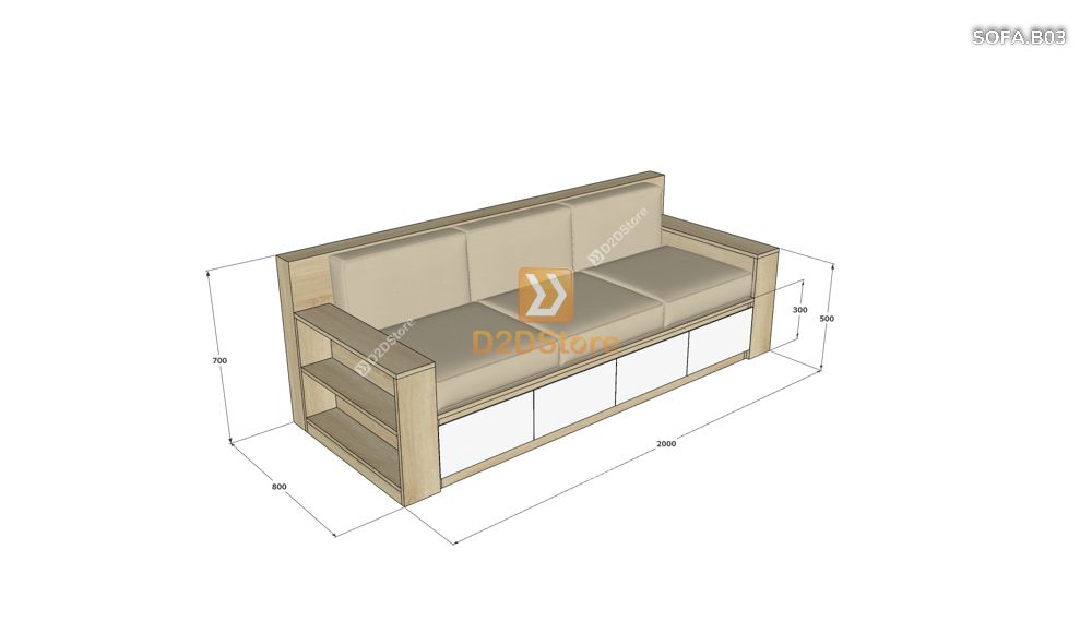  Sofa Băng 03 