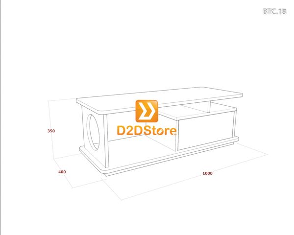 Bàn trà sofa cao BTC.18