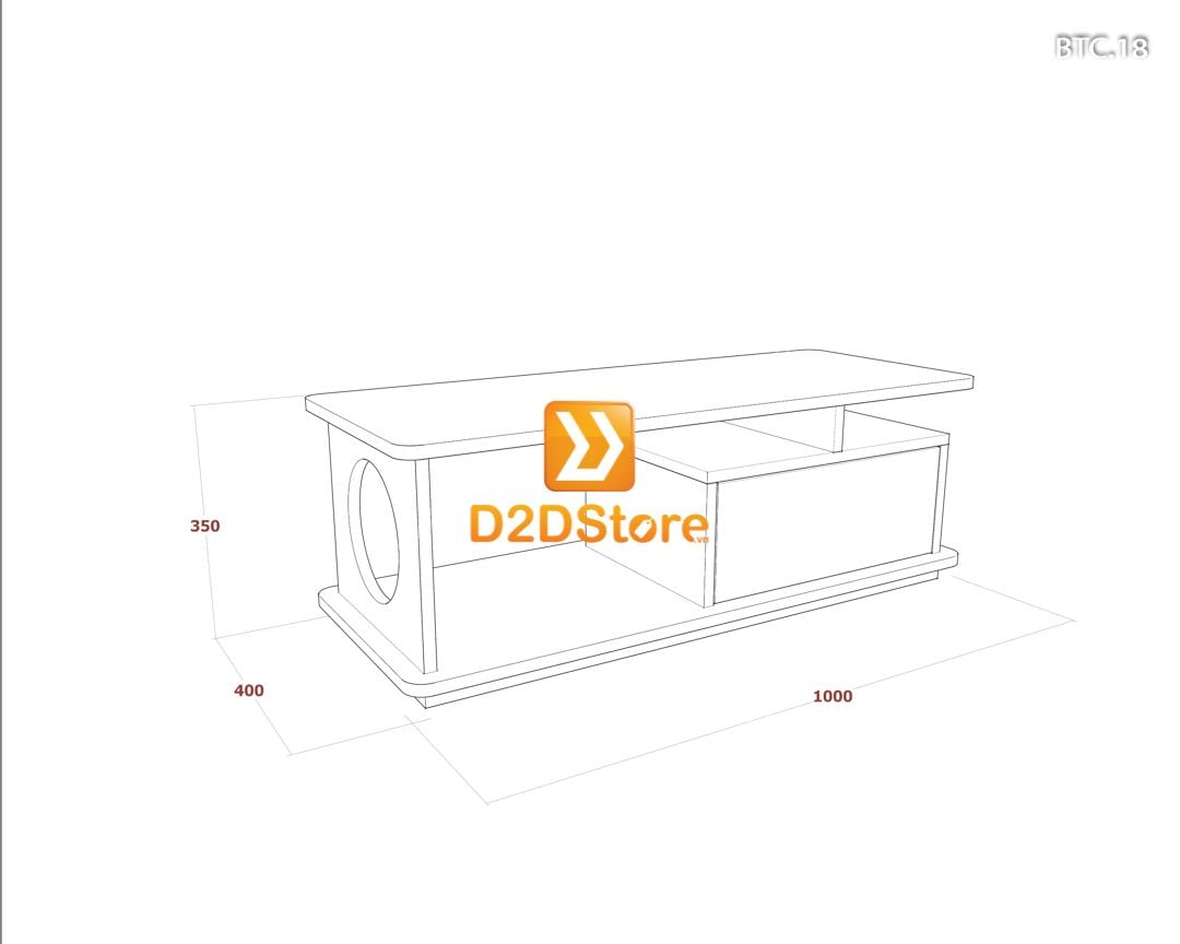 Bàn trà sofa cao BTC.18 