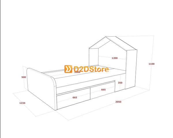 Bộ giường tủ phòng ngủ bé gái BTG.BG03