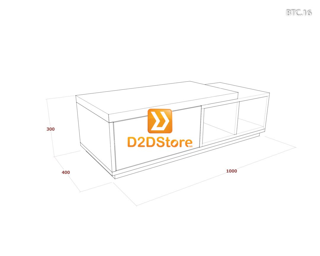  Bàn trà sofa cao BTC.16 