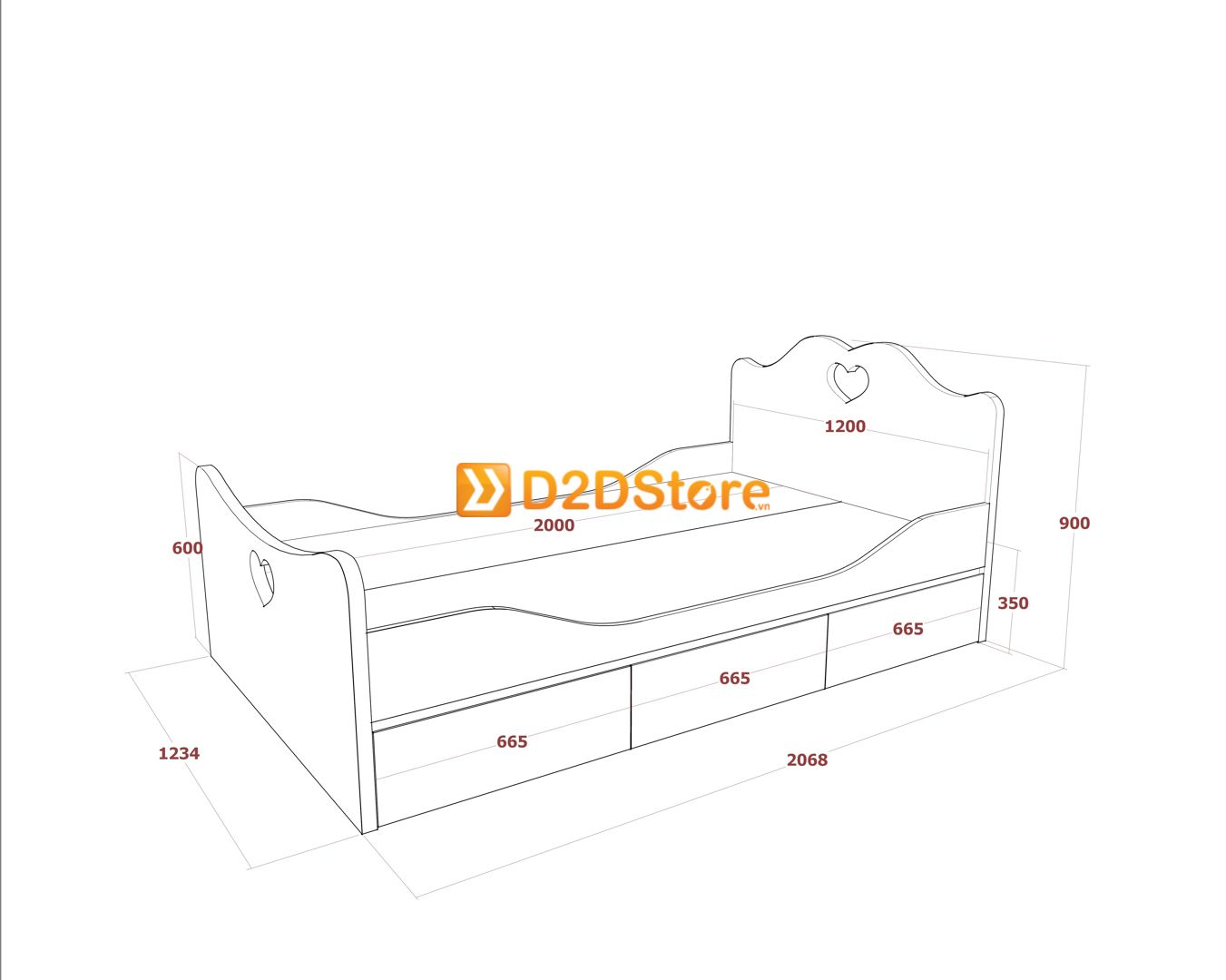  Giường ngủ cho bé GN.BE06 