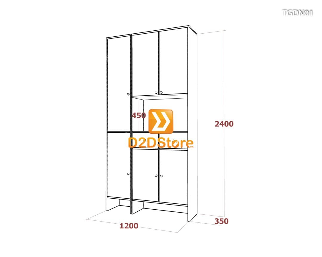  Tủ giày đa năng TGDN01 