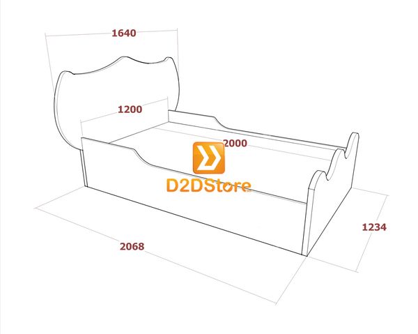Giường ngủ cho bé GN.BE15