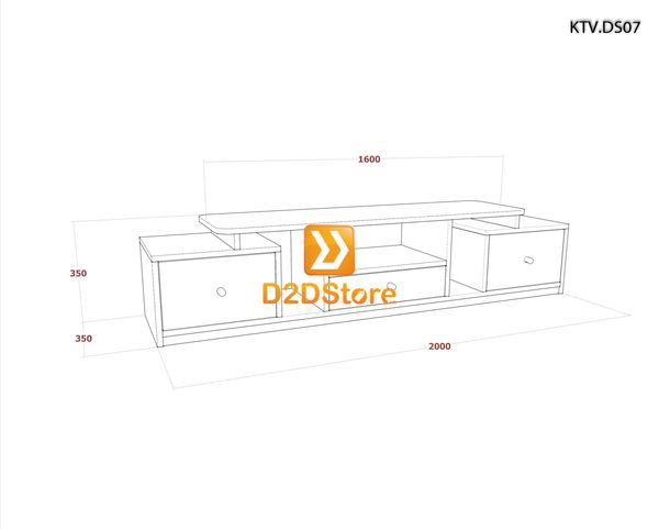 Kệ tivi để sàn KTV.DS07