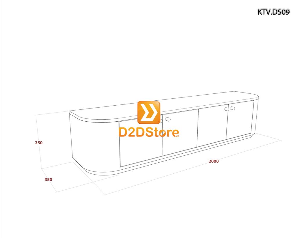 Kệ tivi để sàn KTV.DS09