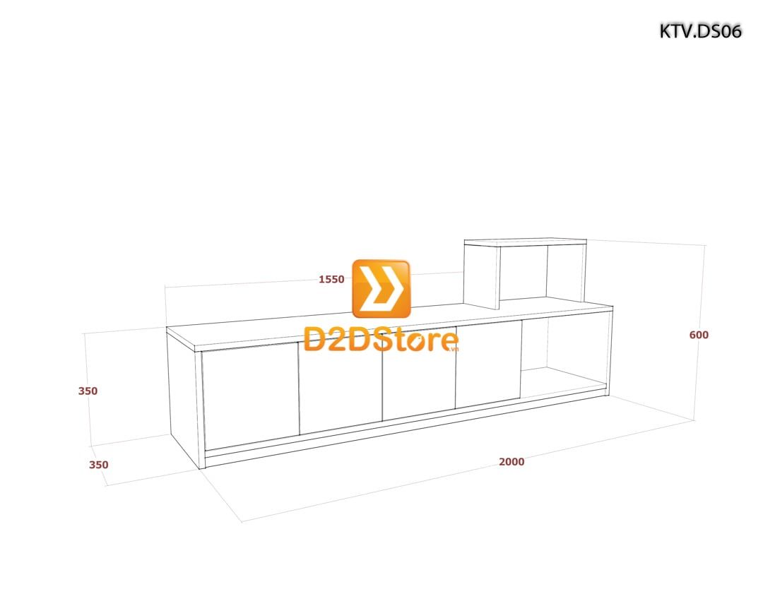  Kệ tivi để sàn KTV.DS06 